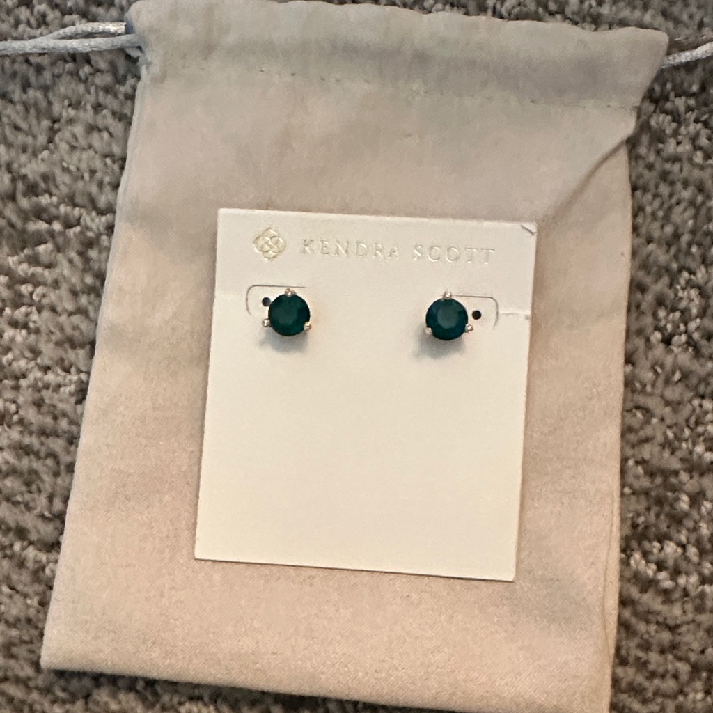 Kate Spade Green Stud Earrings